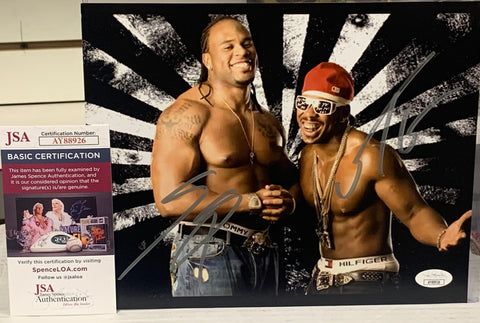 Cryme Tyme WWE Dual Signed 8x10 Color Photo (JSA Certified)