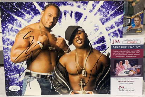 Cryme Tyme WWE Dual Signed 8x10 Color Photo (JSA Certified)