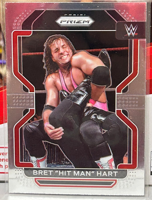 Bret Hart 2022 WWE Panini Prizm Card