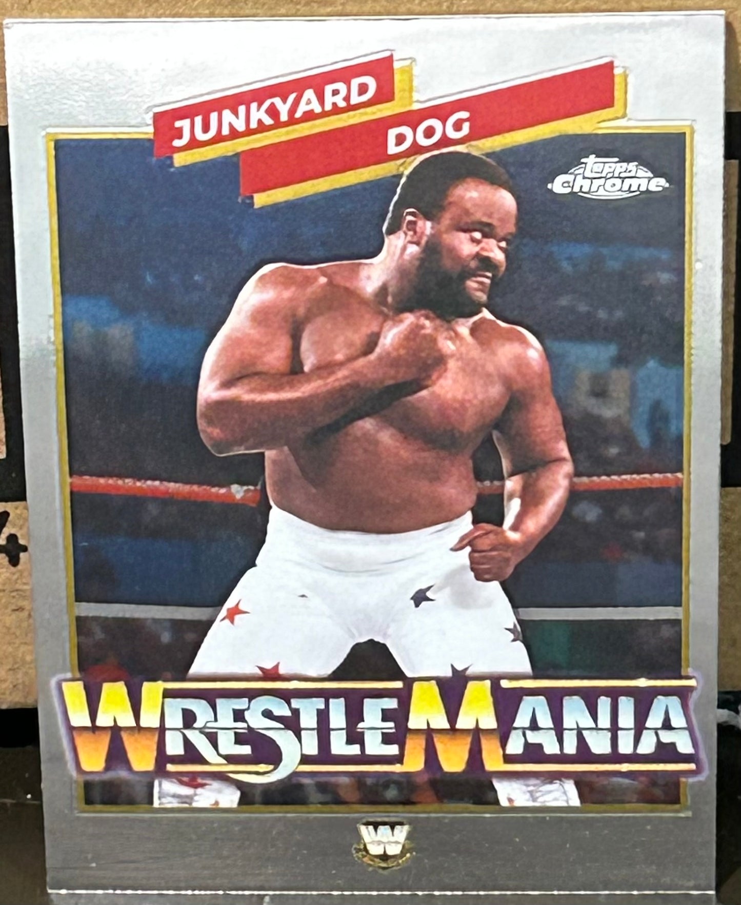 + Junk Yard Dog 2026 WWE Topps Chrome “Wrestlemania” Insert Card