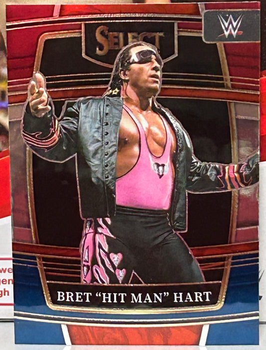 Bret Hart 2022 WWE Panini Select Card