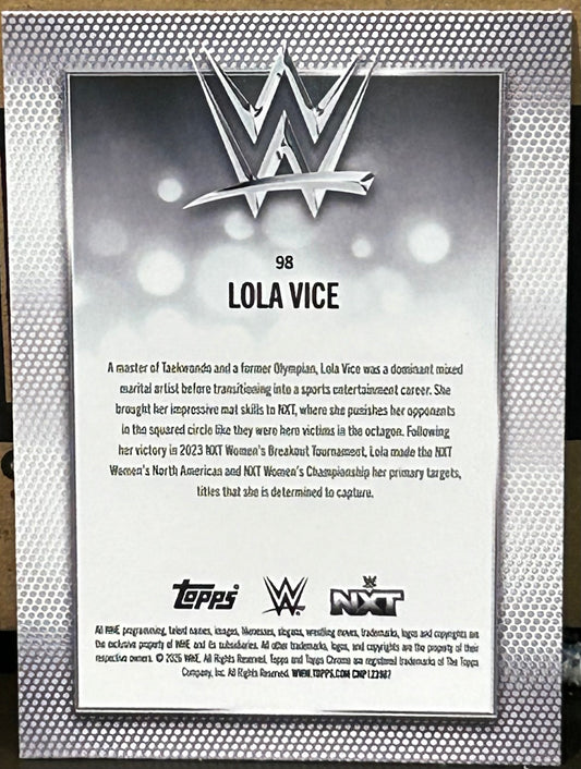 + Lola Vice 2026 WWE Topps Chrome Card