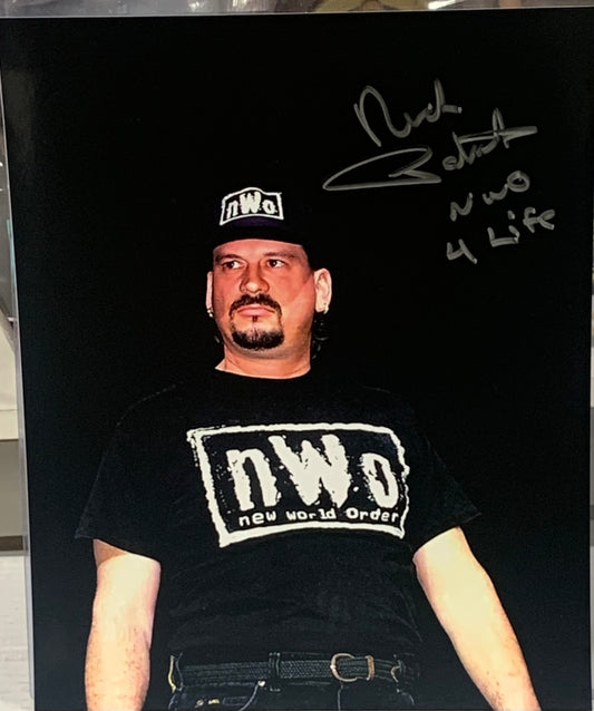 Referee Nick Patrick Inscribed “NWO 4 Life” Signed Photo COA