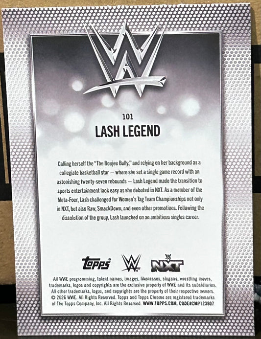 + Lash Legend 2026 WWE Topps Chrome Card