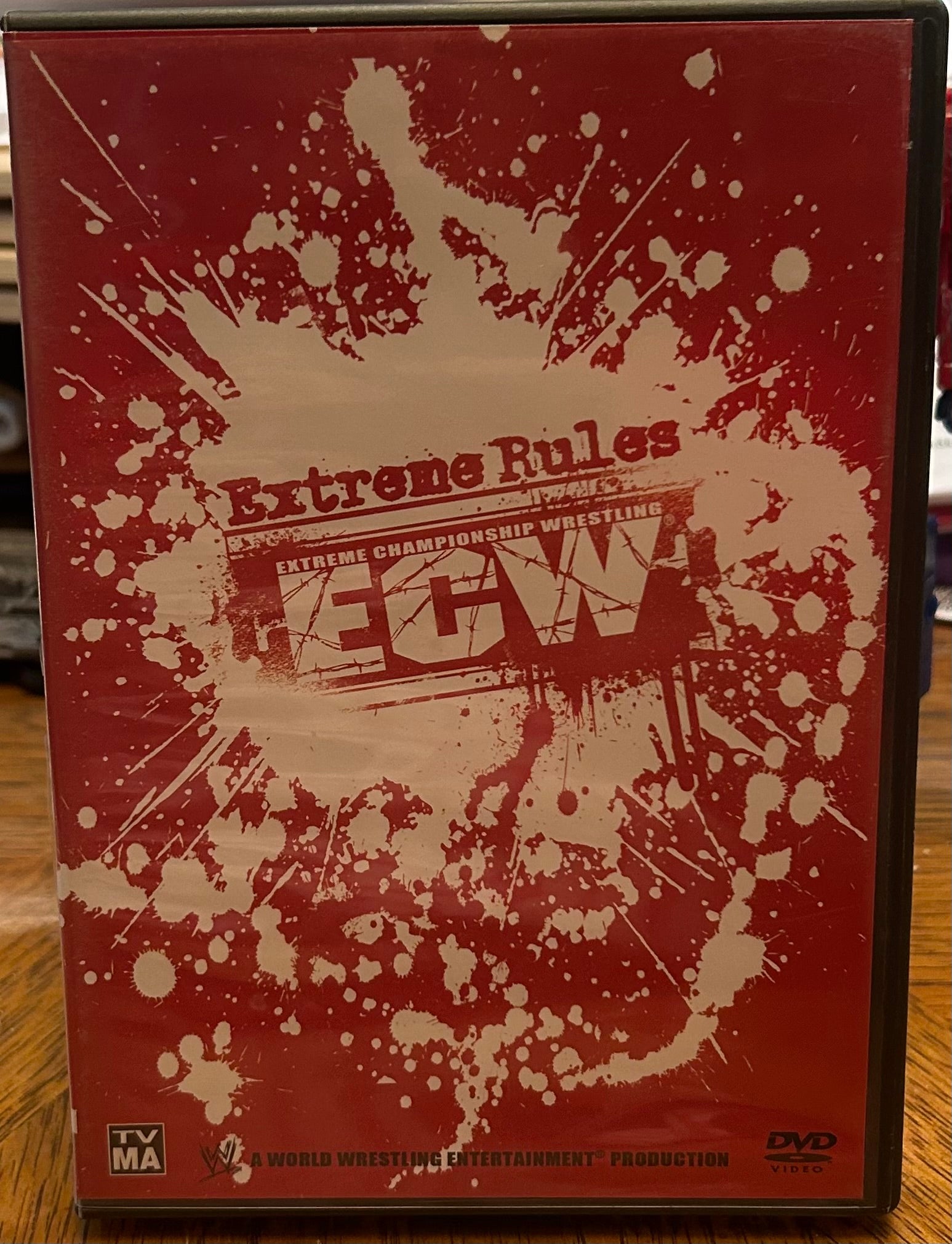 ECW “Extreme Rules”DVD (2-Disc set) Cactus Jack, Gangstas, Eliminators ...