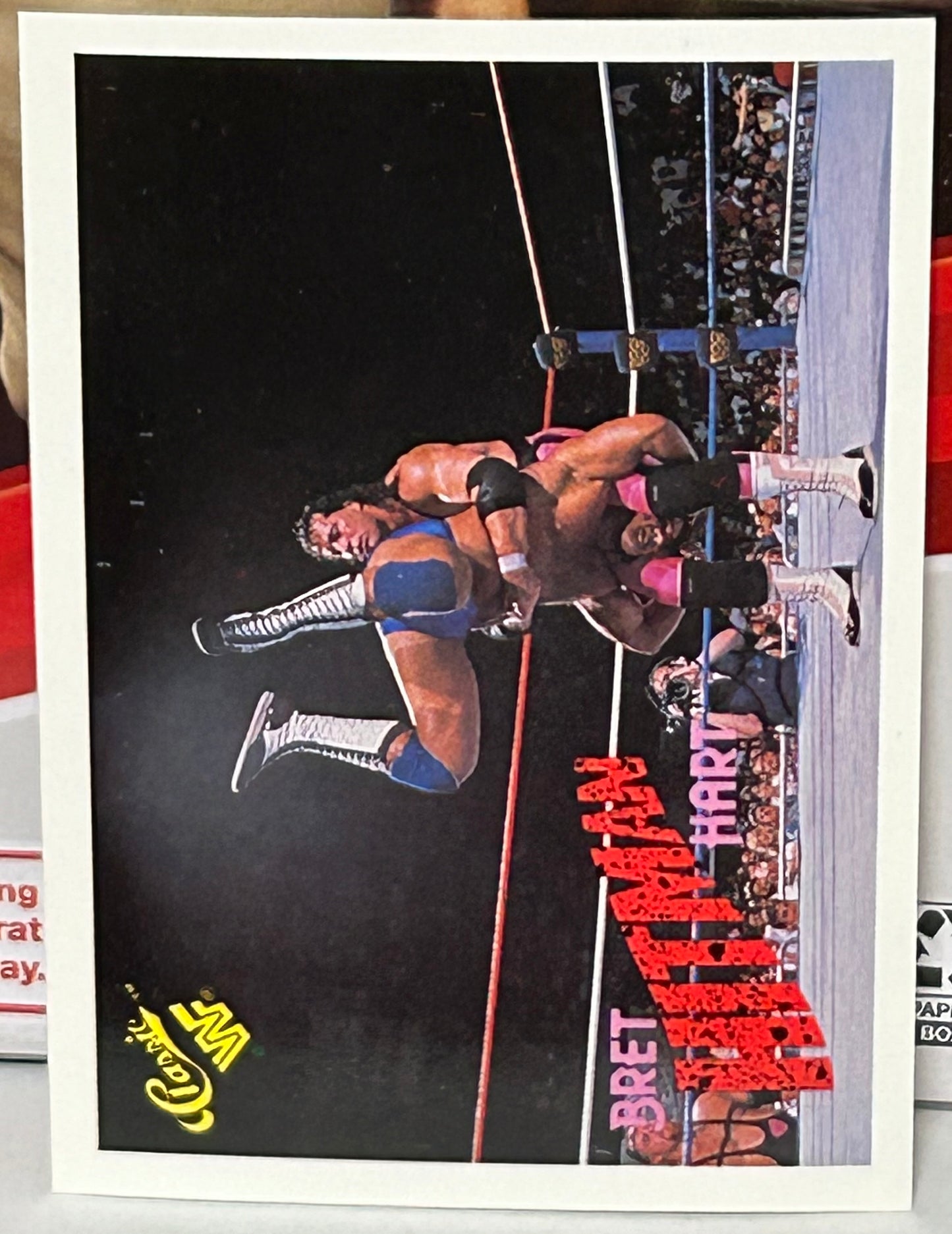 Bret “The Hitman” Hart 1990 WWF WWE Classic Card