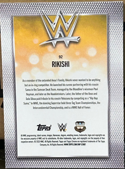 + Rikishi 2026 WWE Topps Chrome Card