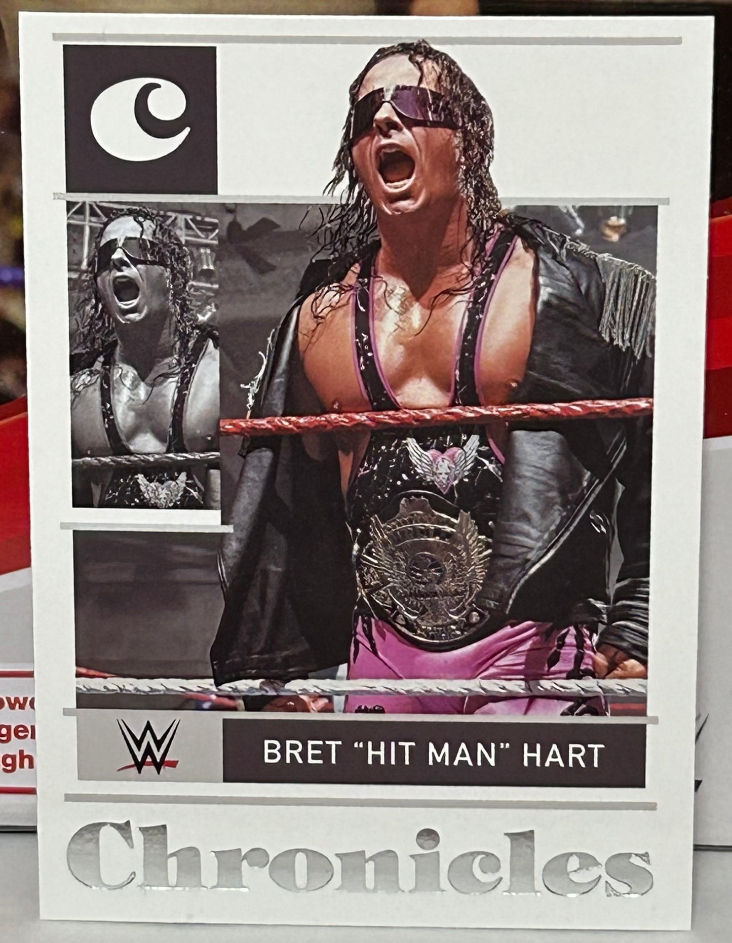 Bret “The Hitman” Hart 2022 WWE Panini Chronicles Card
