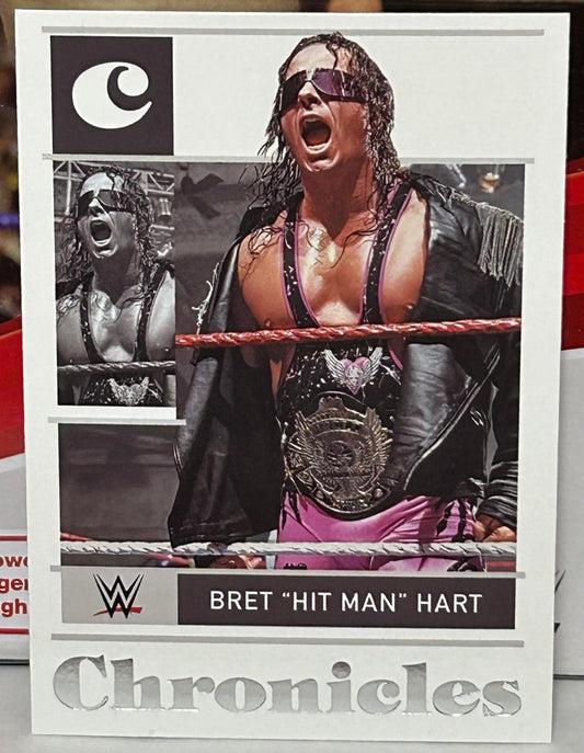 Bret “The Hitman” Hart 2022 WWE Panini Chronicles Card