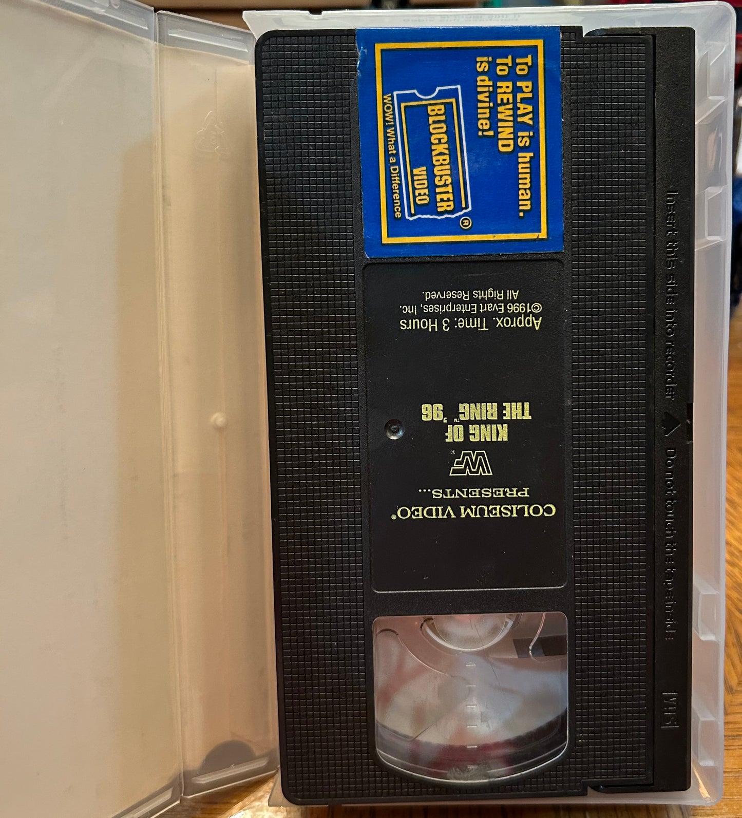 WWF WWE “King of the Ring 1996” VHS (Coliseum Home Video)