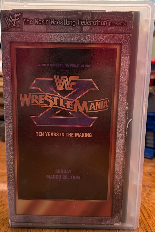WWF WWE “Wrestlemania 10” VHS (WWE Home Video)