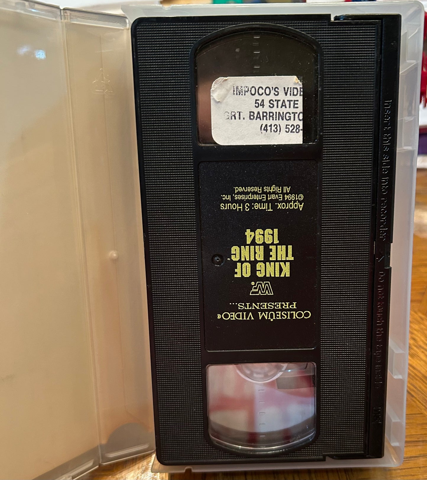 WWF WWE “King of The Ring 1994” VHS (Coliseum Home Video)