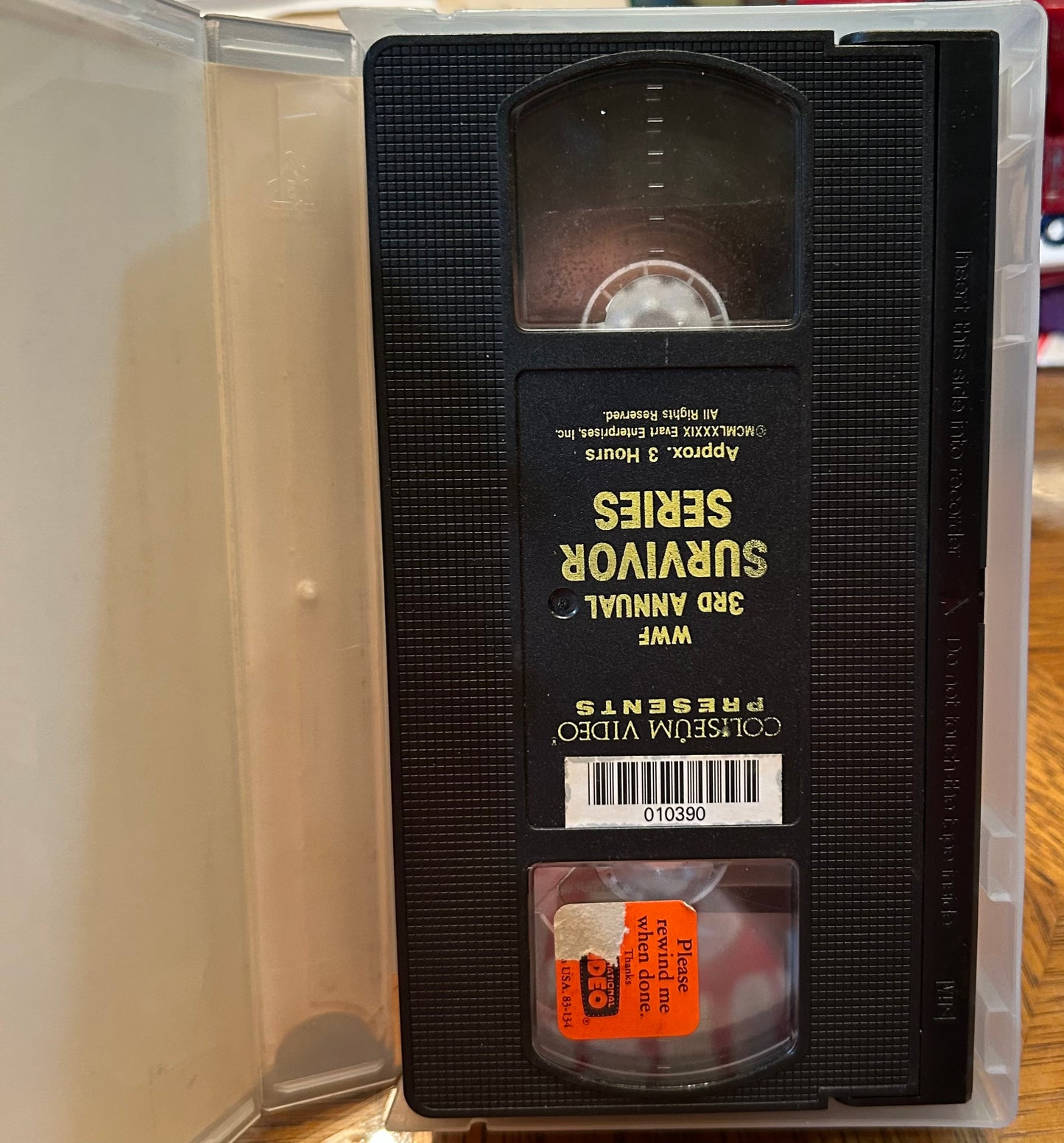 WWF WWE “3rd Annual Survivor Series” VHS (Coliseum Home Video)