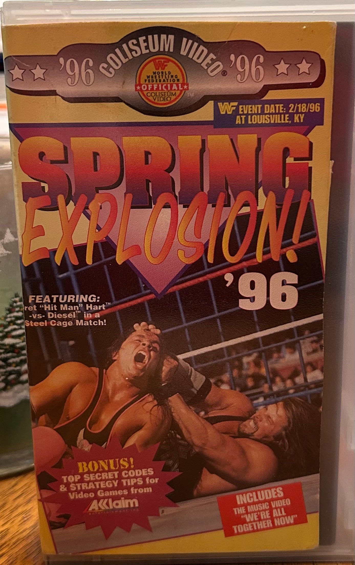 WWF WWE “Spring Explosion 1996” VHS (Coliseum Home Video)