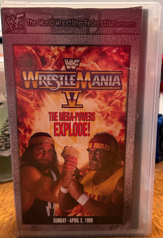 WWF WWE “Wrestlemania 5”VHS (WWE Home Video)