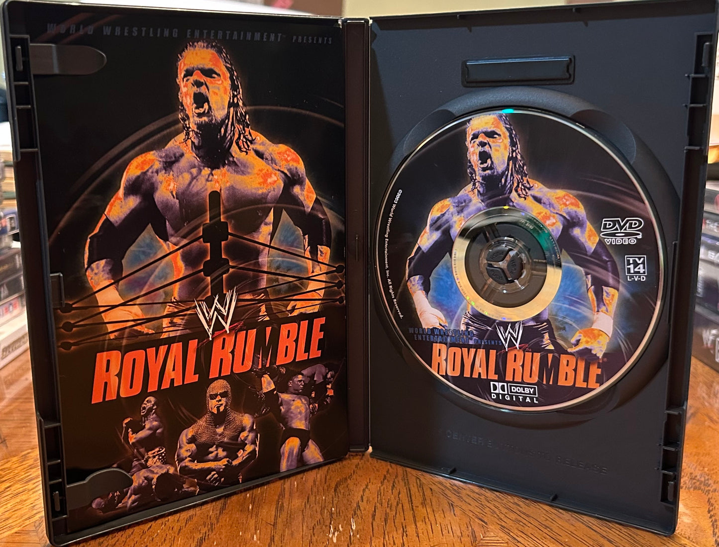 * WWE “Royal Rumble 2003” DVD (Shawn Michaels, Benoit, Angle & so much more)