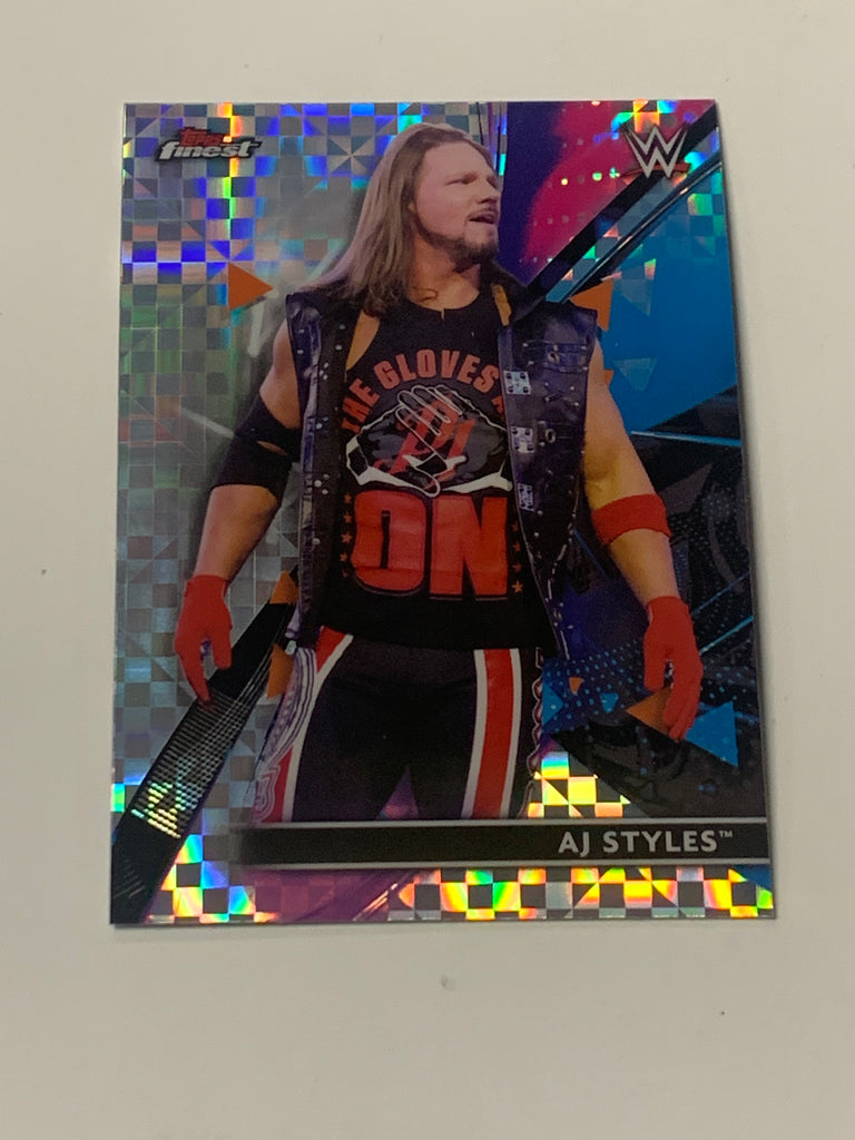 2021 Topps Finest WWE Wrestling Blaster Box - Sealed With X-Fractor Parallel Cards