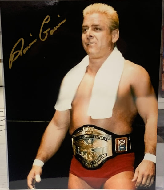 Ronnie Garvin Signed 8x10 Color Photo (Comes w/COA)