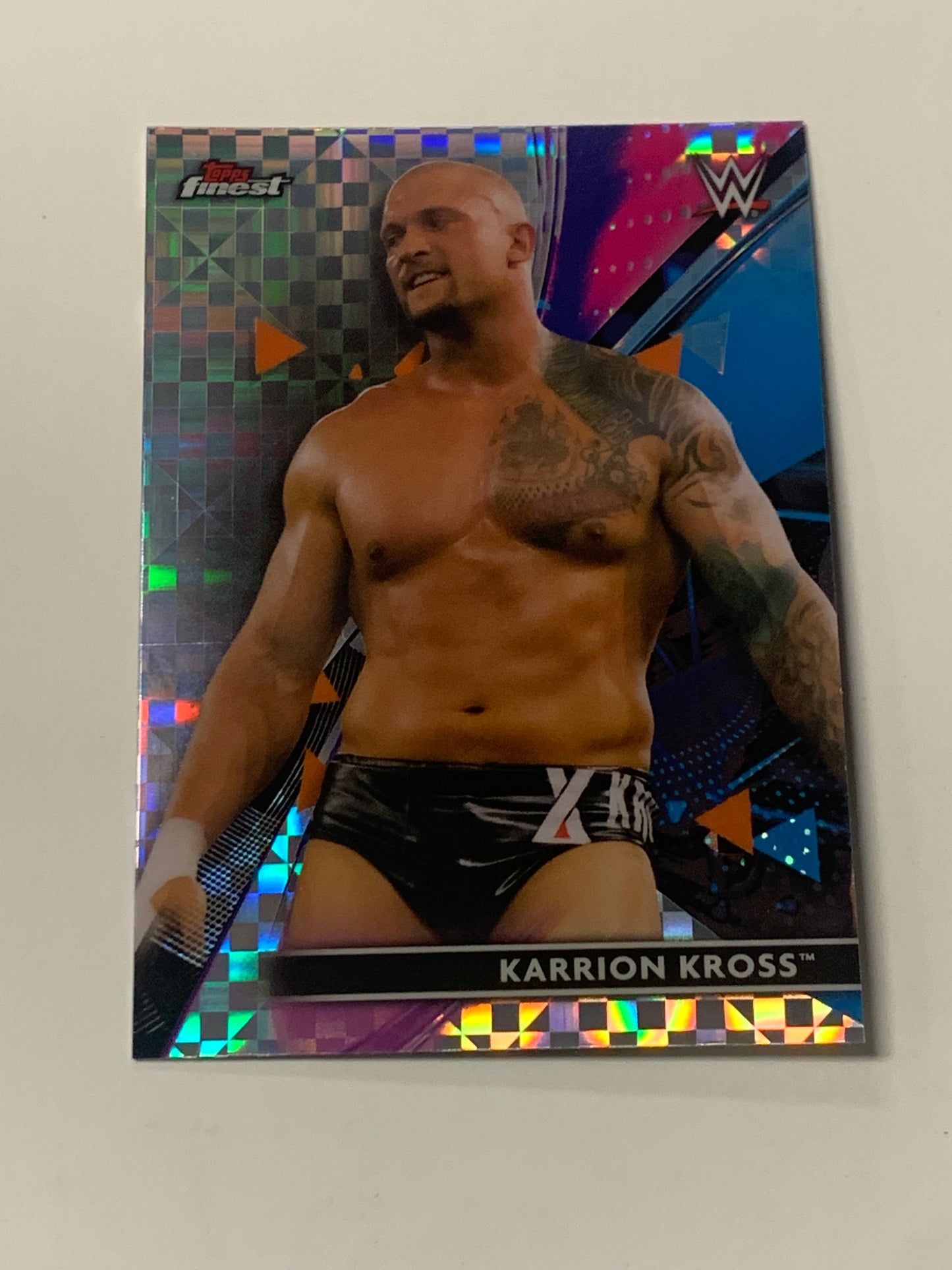 Karrion Kross 2021 WWE Topps Finest X-Fractor Card