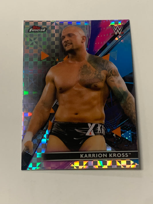 Karrion Kross 2021 WWE Topps Finest X-Fractor Card