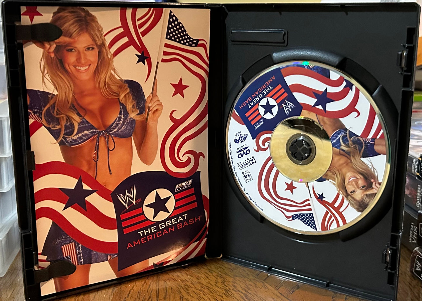 * WWE “Great American Bash 2005” DVD (Batista, Benoit, Undertaker & so much more)