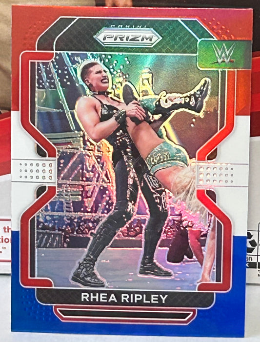 Rhea Ripley 2022 WWE Panini Prizm Tri-Color REFRACTOR Card