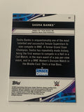 Sasha Banks 2021 WWE Topps Finest X-Fractor Card