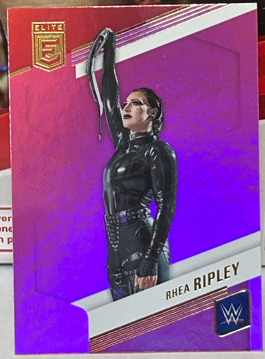 Rhea Ripley 2023 WWE Panini Donruss Elite PINK Parallel Card