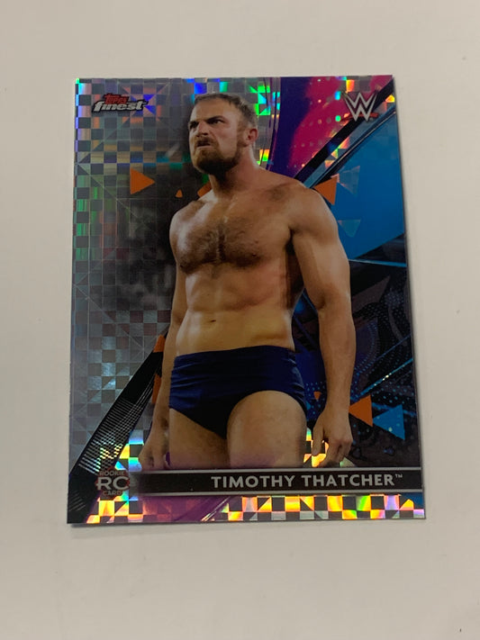 Timothy Thatcher 2021 WWE Topps Finest X-Fractor Rookie Card