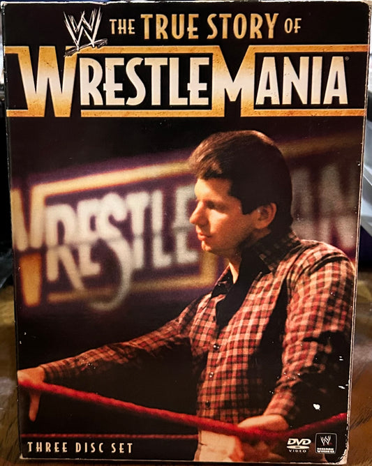 * WWE “The True Story of Wrestlemania” DVD (3-Disc set)