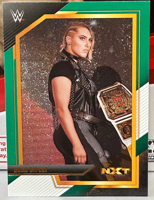 Rhea Ripley 2022 WWE Panini NXT Green Parallel Card