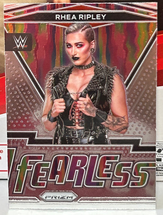 Rhea Ripley 2022 WWE Panini Prizm “Fearless” Insert Card