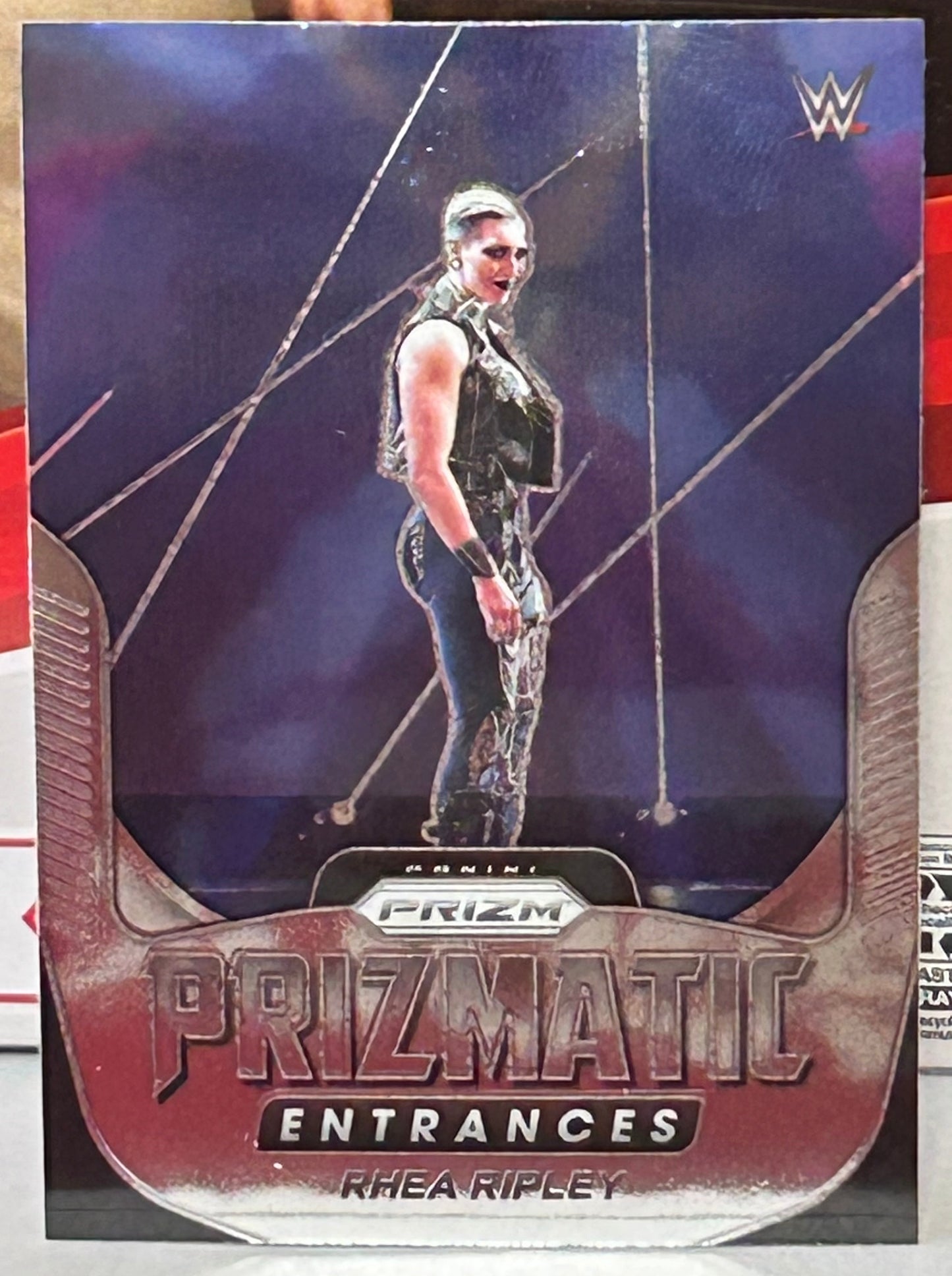 Rhea Ripley 2022 WWE Panini Prizm “Prizmatic Entrances” Insert Card