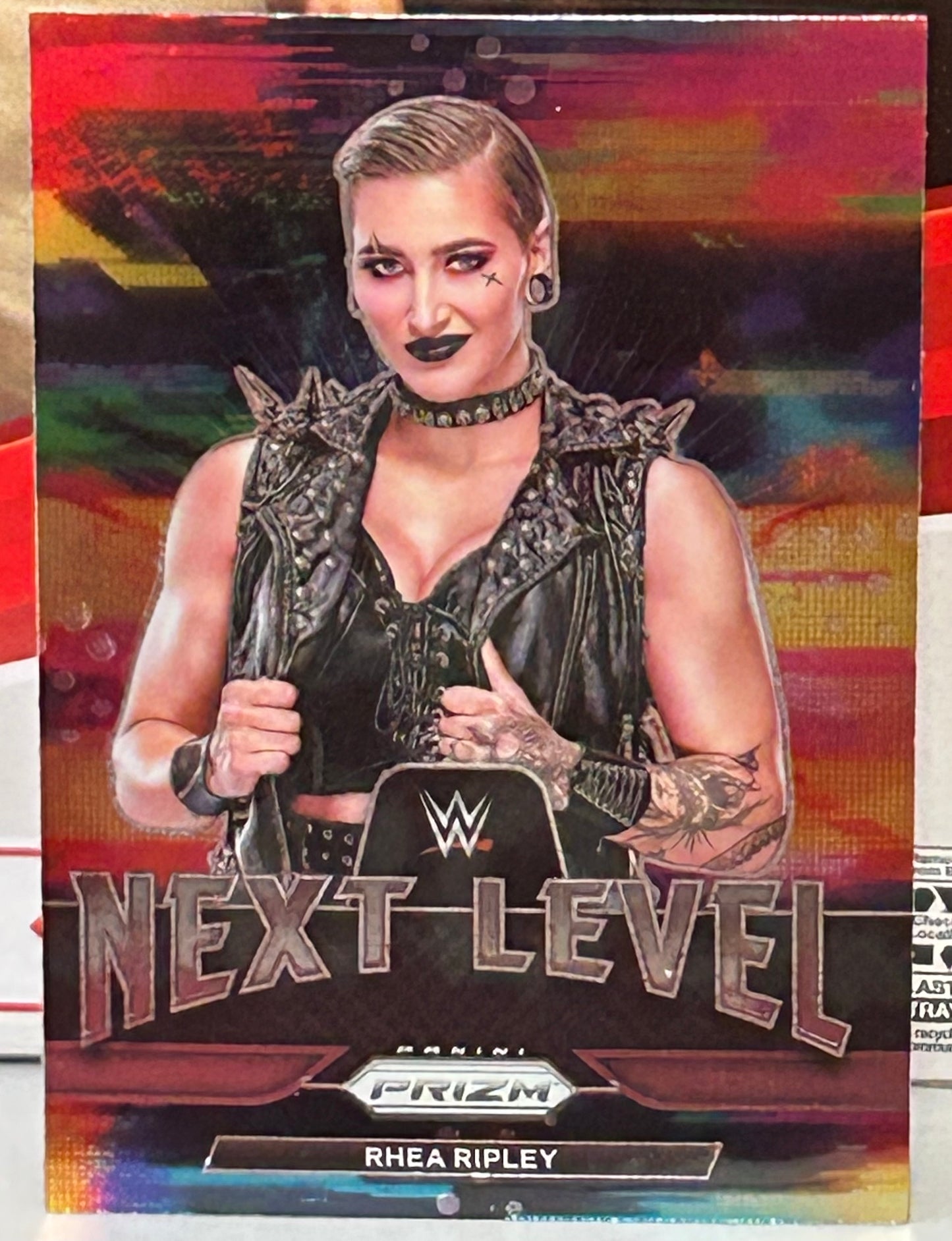 Rhea Ripley 2022 WWE Panini Prizm “Next Level” Insert Card