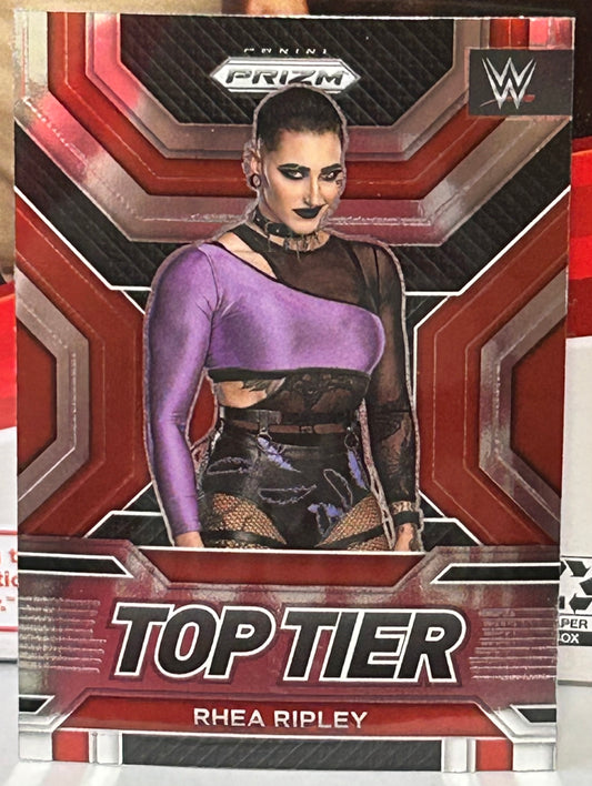 Rhea Ripley 2023 WWE Panini Prizm “Top Tier” Insert Card