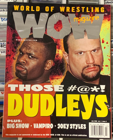 WOW World of Wrestling Magazine July 2000, Volume 2, Issue #3 (Dudley Boyz)