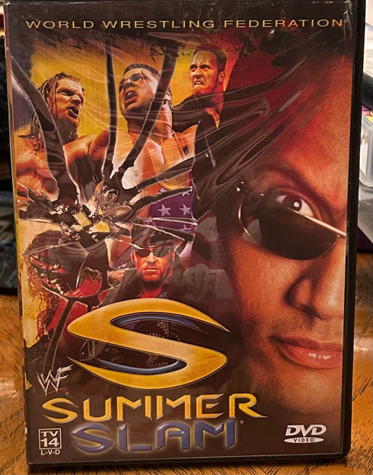 * WWE “Summer Slam 2000” DVD (Rock, Triple H, Angle & so much more)
