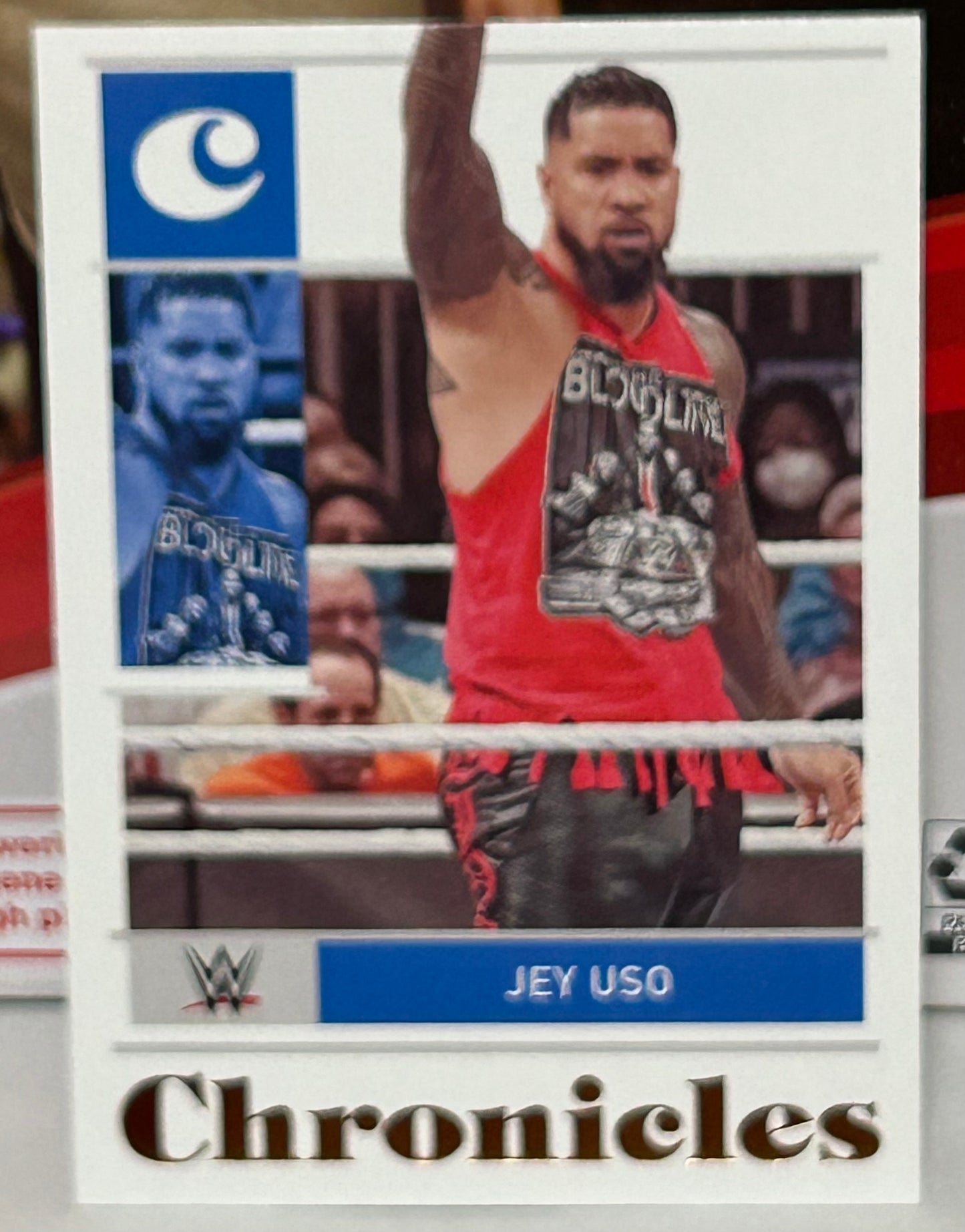 Jey Uso 2022 WWE Panini Chronicles Bronze Parallel Card
