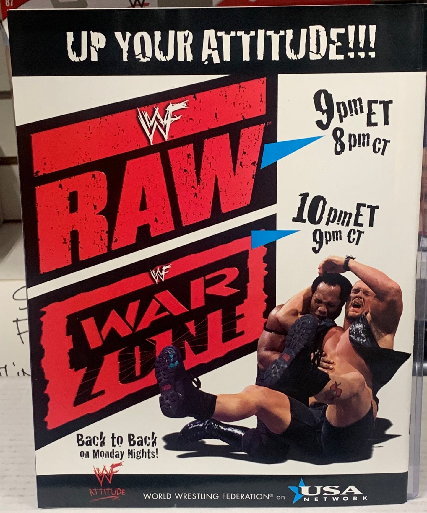WWE RAW Magazine Nov 1998 SABLE (Red Hot Double Sided Poster Jaqueline)
