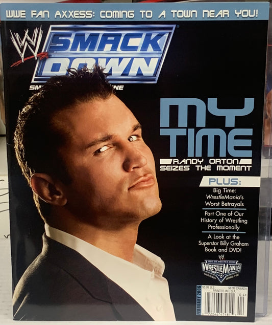 WWE Smackdown Magazine Feb 2006 Randy Orton (Orton Poster)
