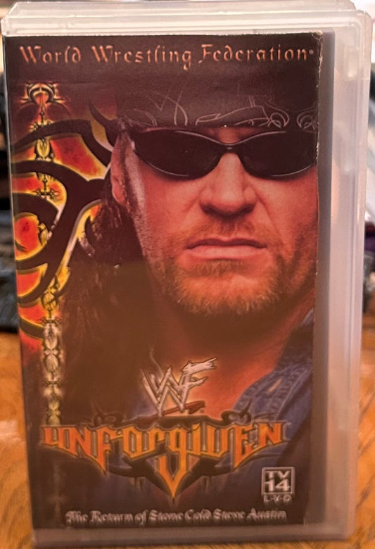 * WWF WWE “Unforgiven 2000” VHS (WWE Home Video)
