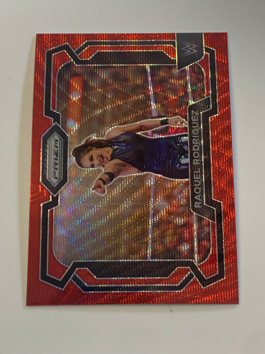 Raquel Rodriguez 2024 WWE Prizm RED WAVE