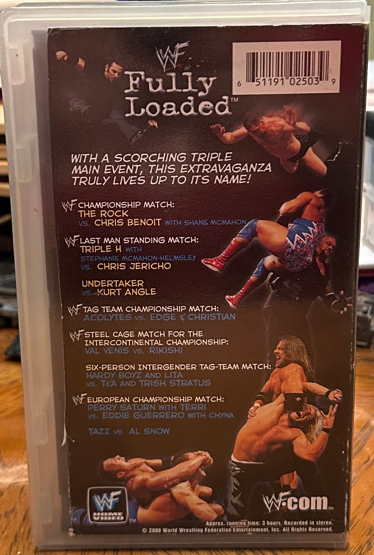 * WWF WWE “Fully Loaded 2000” VHS (WWE Home Video)