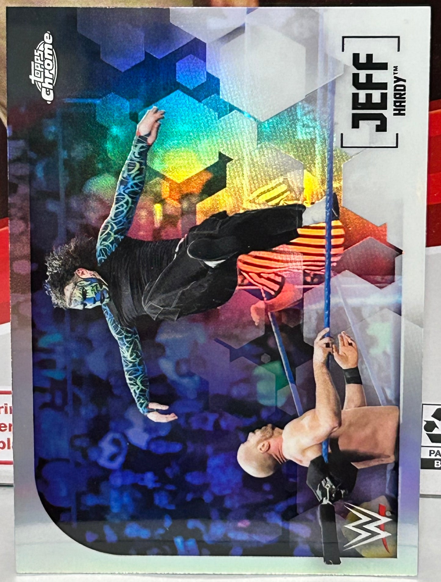 Jeff Hardy 2020 WWE Topps Chrome REFRACTOR Card
