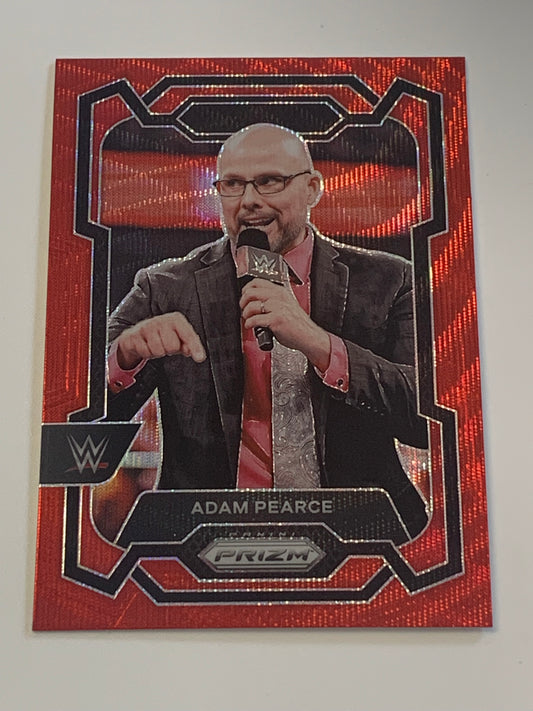 Adam Pearce 2024 WWE Prizm RED WAVE