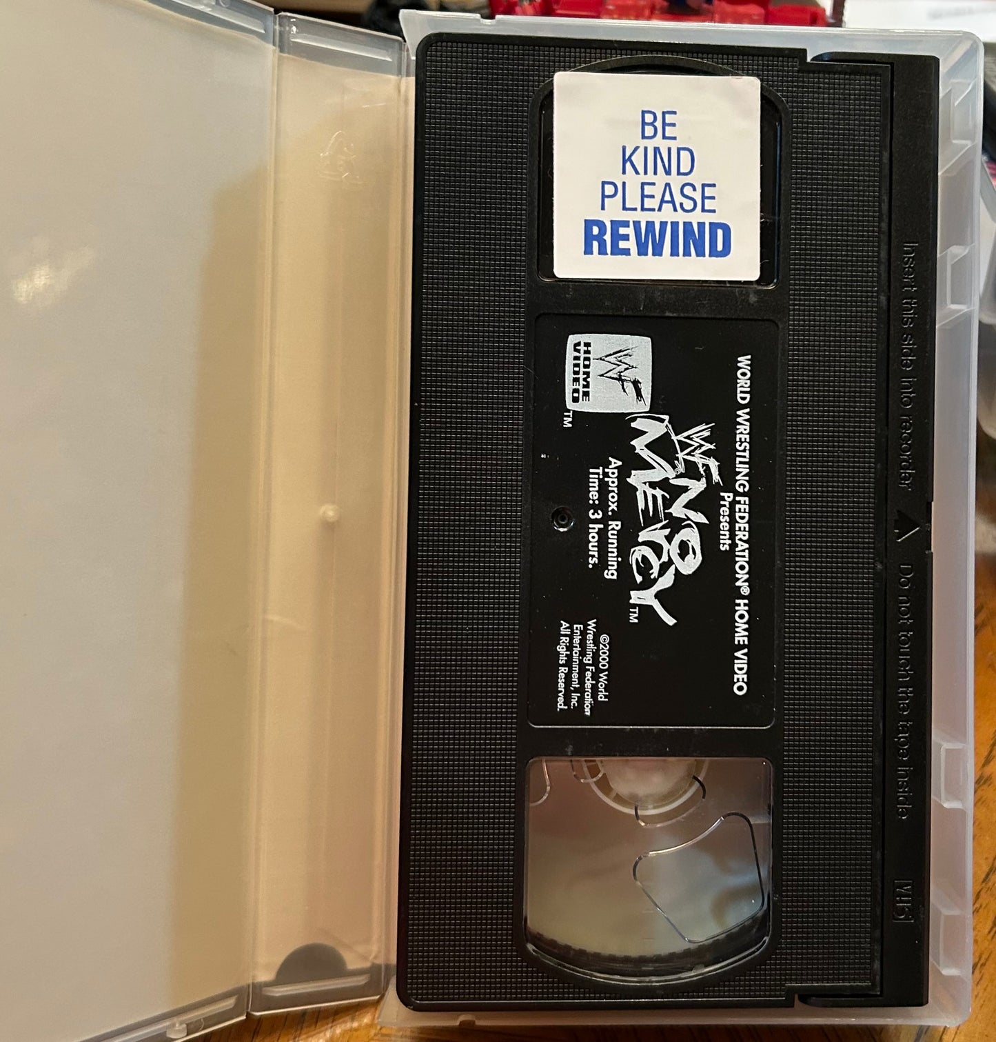 * WWF WWE “No Mercy 2000” VHS (WWE Home Video)