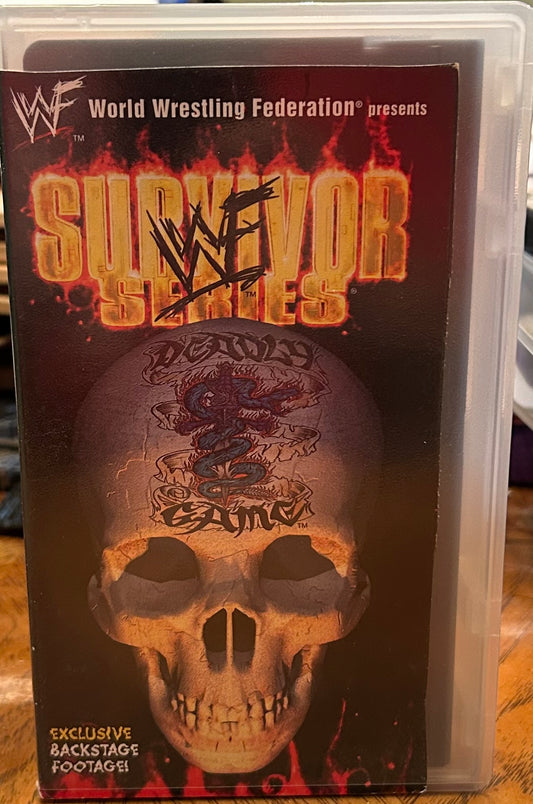 * WWF WWE “Survivor Series 1998” VHS (WWE Home Video)