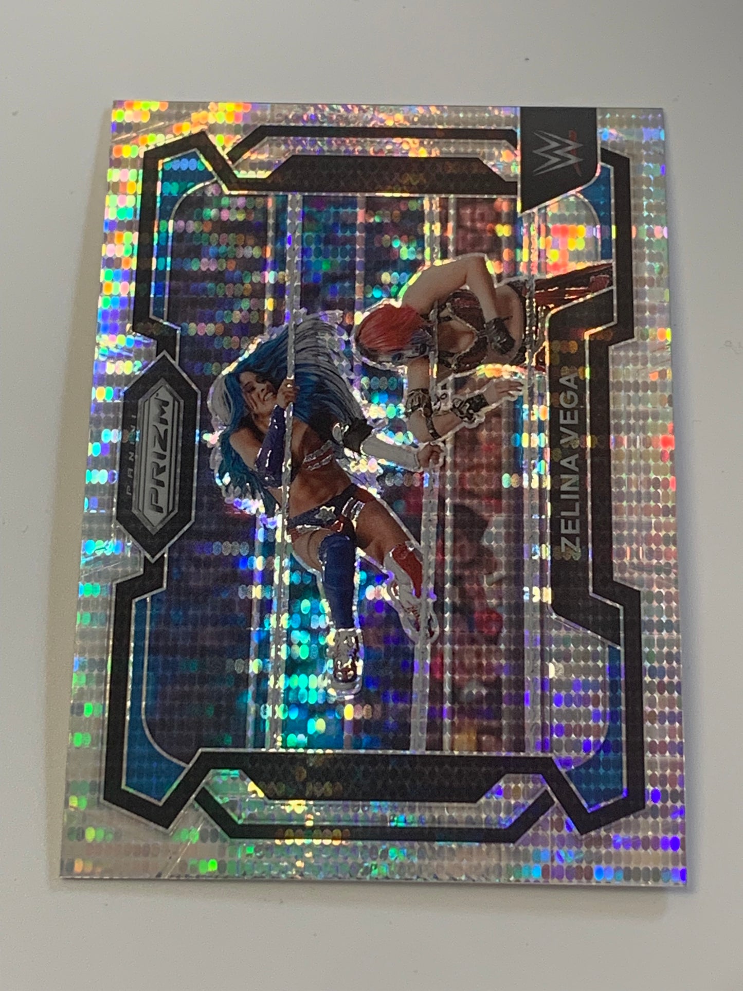 Zelina Vega 2024 WWE Prizm WHITE WAVE Card #/499