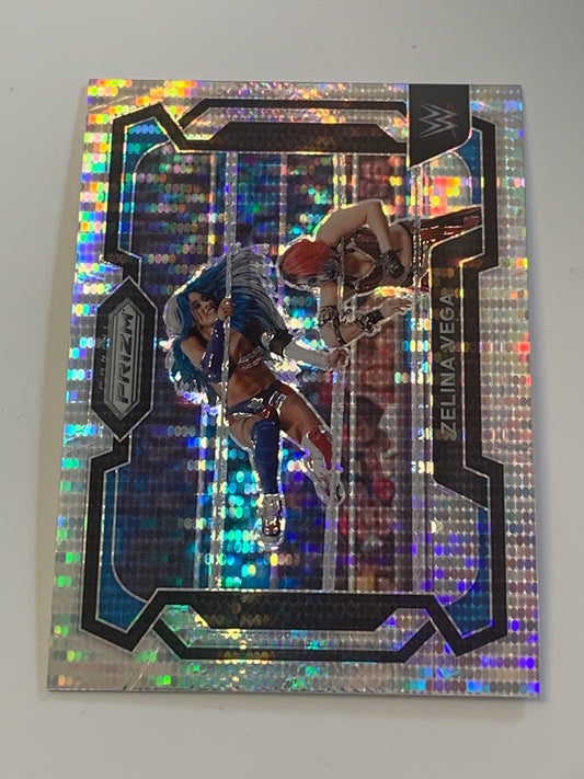 Zelina Vega 2024 WWE Prizm WHITE WAVE Card #/499