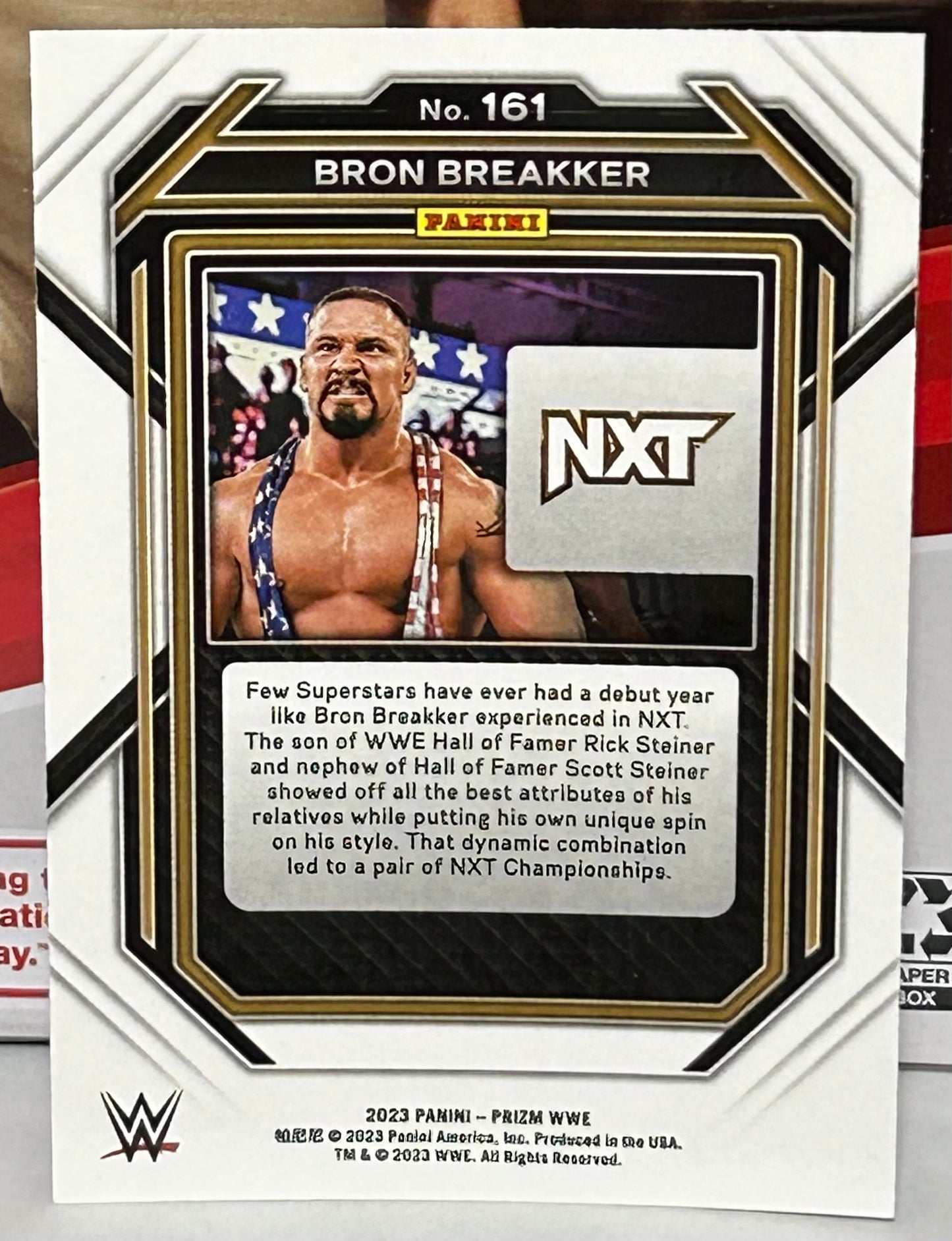 Bron Breakker 2023 WWE NXT Panini Prizm Card